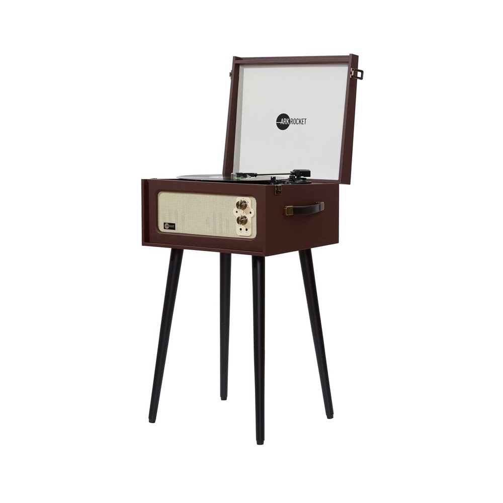 Arkrocket Discovery II 3-Speed Bluetooth Record Player Retro Console Turntabl...