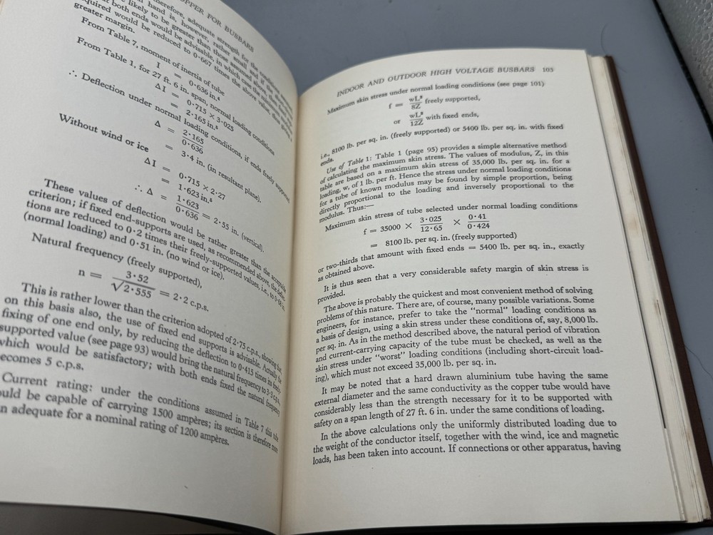 VINTAGE COPPER FOR BUSBARS HARDCOVER CDA TECHNICAL ELECTRICAL ENGINEERING