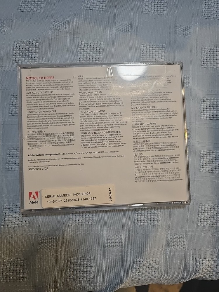 Adobe PhotoShop CS2 Macintosh 1 CD + 1 Training Video CD