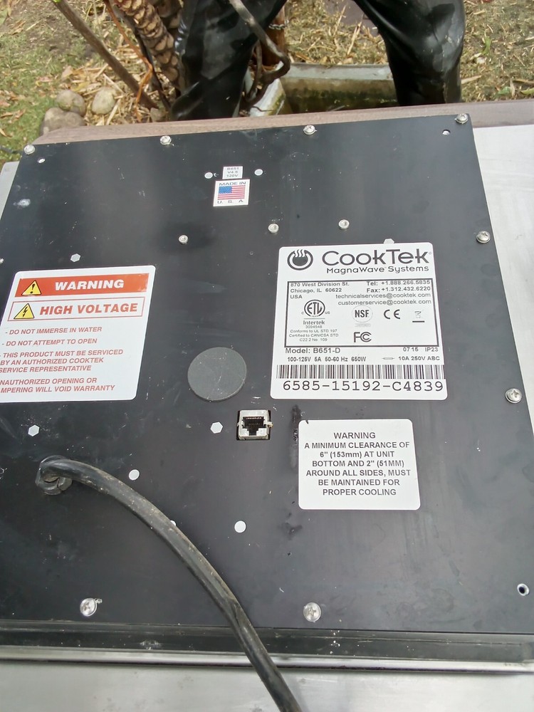 cooktek magna wave duel model 651-d