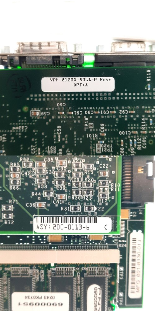 Cognex MVS-8120 Opt: A Vision Processor Module, CVM6, PCI, 2x Digital 1x Analog