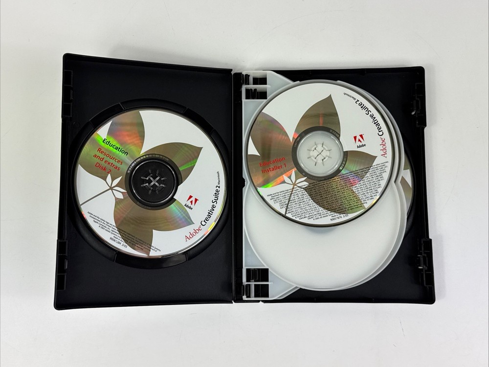 Adobe Creative Suite 2 Premium Education for Mac - 6 Disc Set -w/ Serial