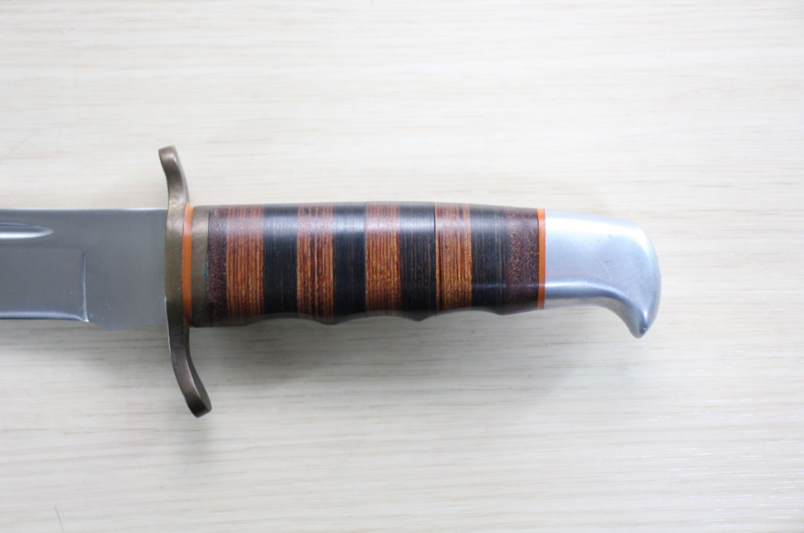 Vintage Hattori 1700A Hunter Knife Northman KT-117 Seki Japan 6” w/Sheath I95