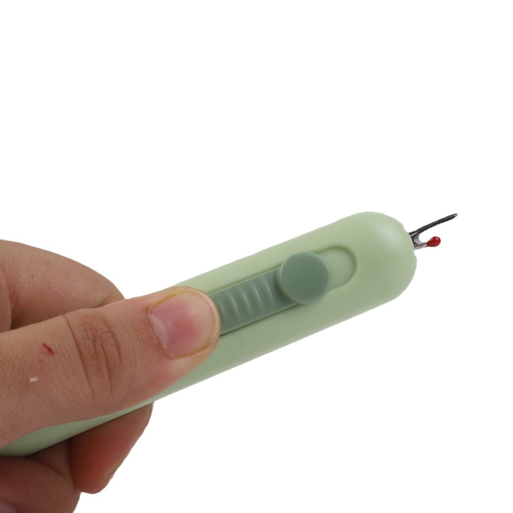 Automatic Needle Threader and Seam Ripper Dual Tool for Sewing Projects