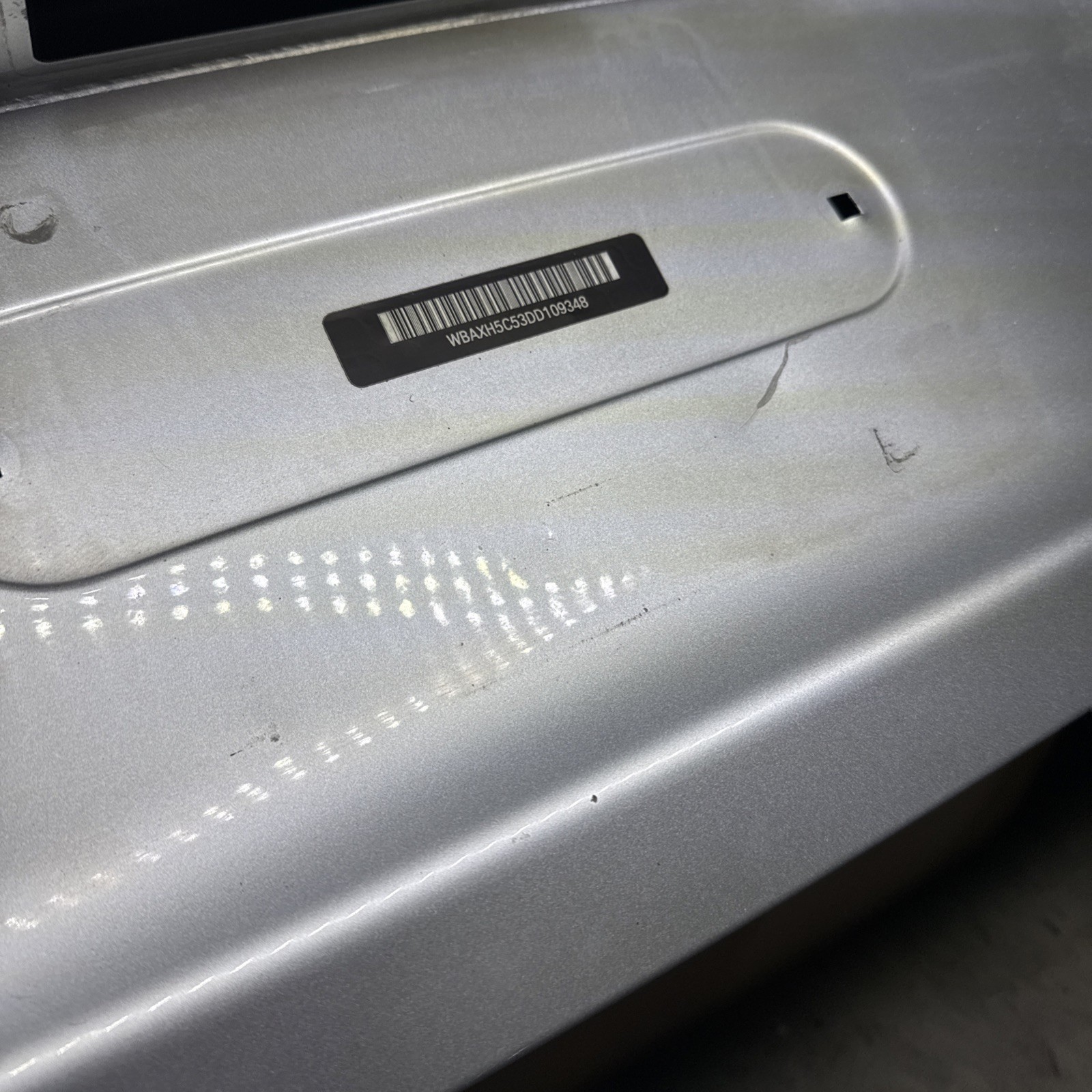 09-17 BMW F10 F18 Rear Trunk Lid Shell Panel Silver OEM