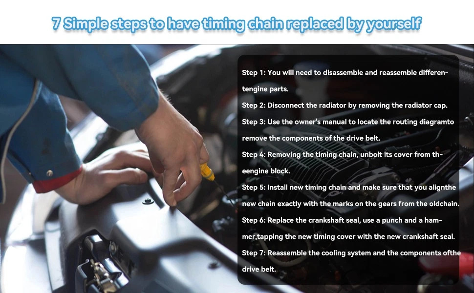 Timing Chain Kit VVT For Chrysler 200 300 Dodge 2011-2015 3.6L DOHC 5184357AE