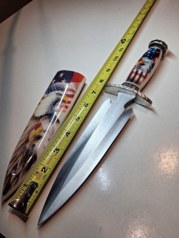 Bald Eagle decorative dagger with sheath