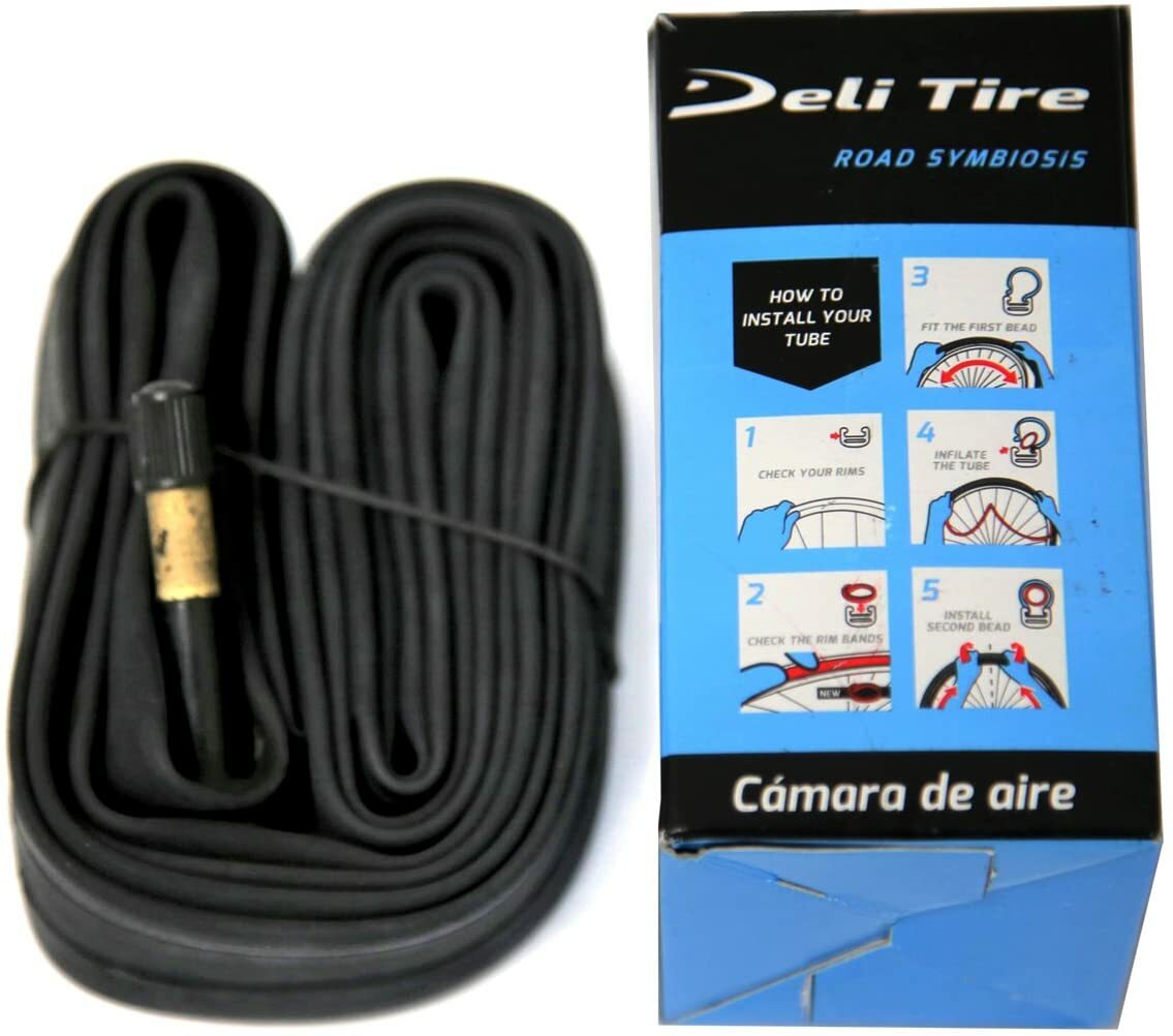 Deli 27.5" x 2.10" - 2.40" Bicycle Inner Tube 48mm Schrader Valve