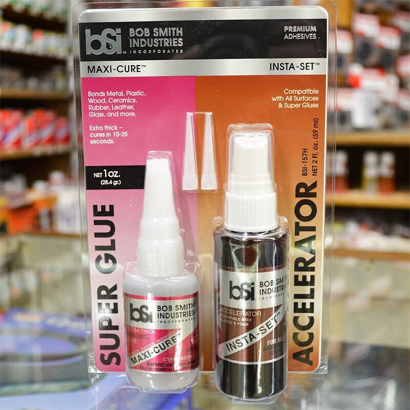 Bob Smith Industries - MAXI-CURE / INSTA SET COMBO PACK 1 fl + 2 fl oz (BSI157H)