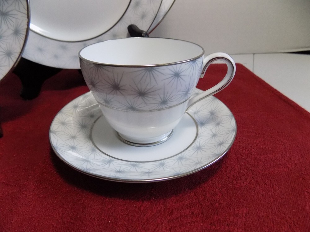 Spode, Silver Mist, 5 pc. Place Setting, England, EUC