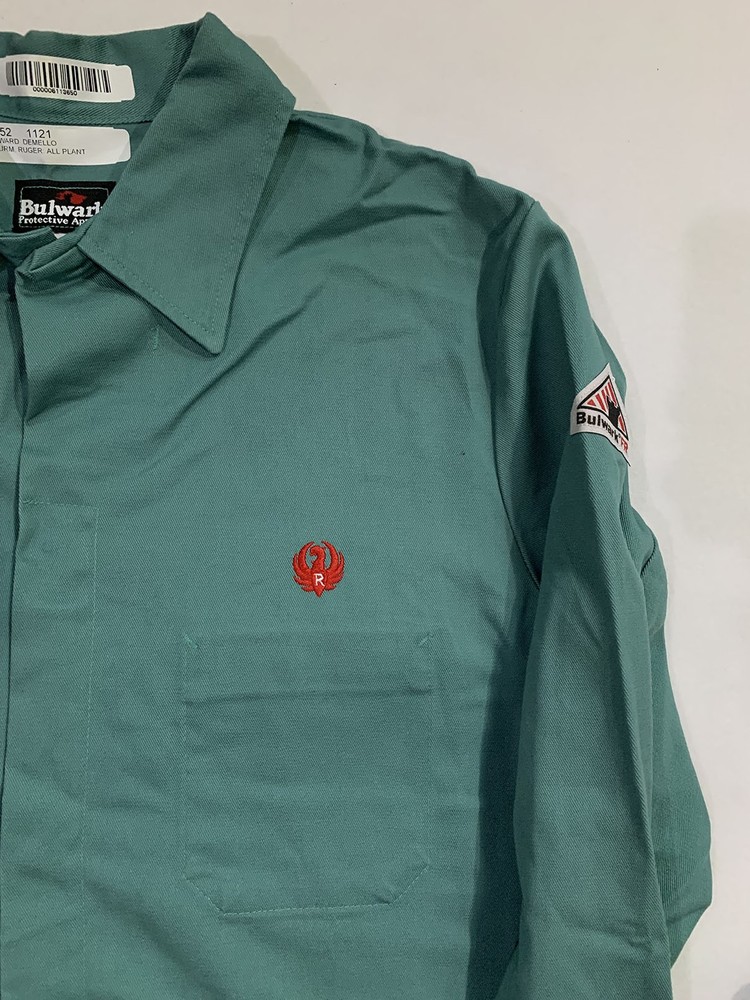 Bulwark Flame Resistant FR Work Jacket Large Ruger Industrial Uniform #B11