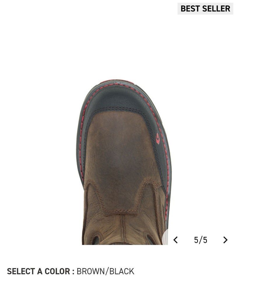 Wolverine Men Overman Waterproof CarbonMax 10" EH Work Boot Work Boots