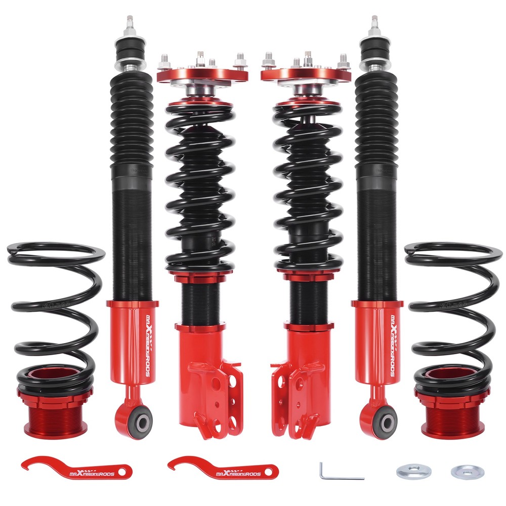 24 Way Damper Adjustable Coilover Lowering Suspension Kit for Ford Mustang 94-04