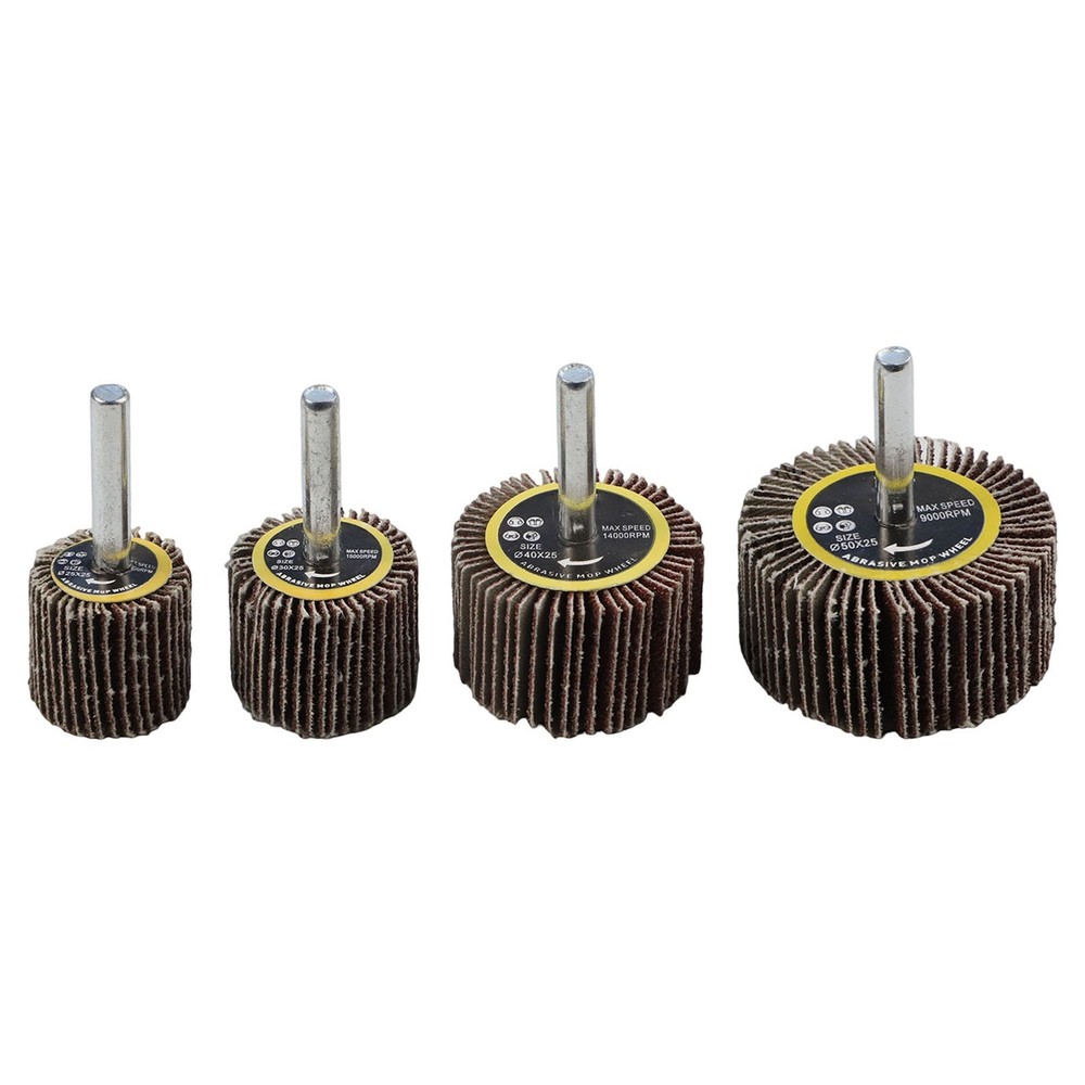 Powerful and Efficient 4PCS Sanding Flap Disc Wheel for Polishing Tasks