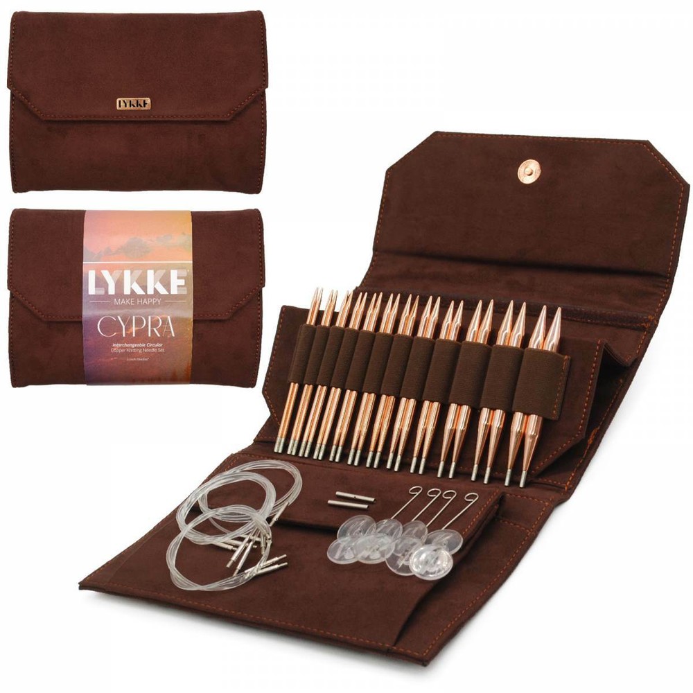 Lykke Cypra Copper Knitting Needle Interchangeable Sets