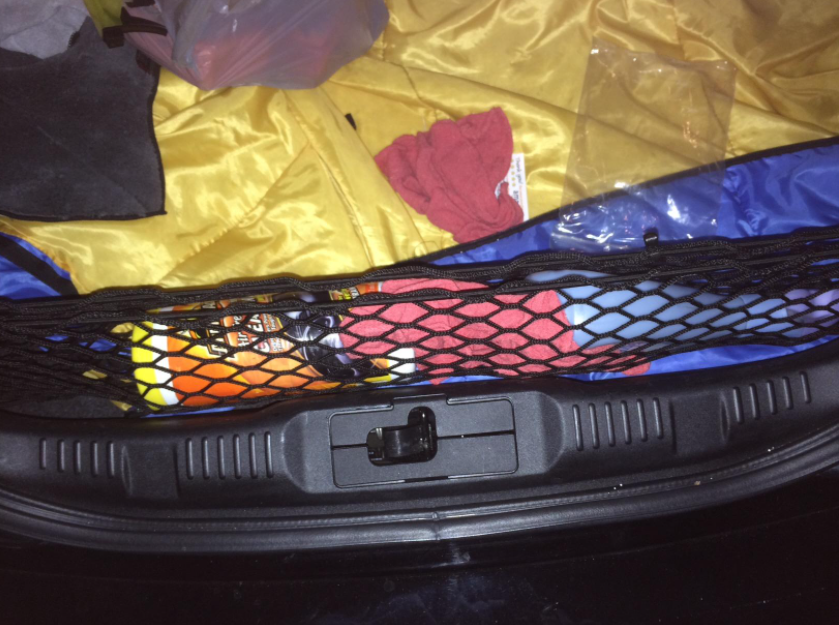 Rear Trunk Envelope Style Cargo Net for FORD MUSTANG 2015-2023 Brand New