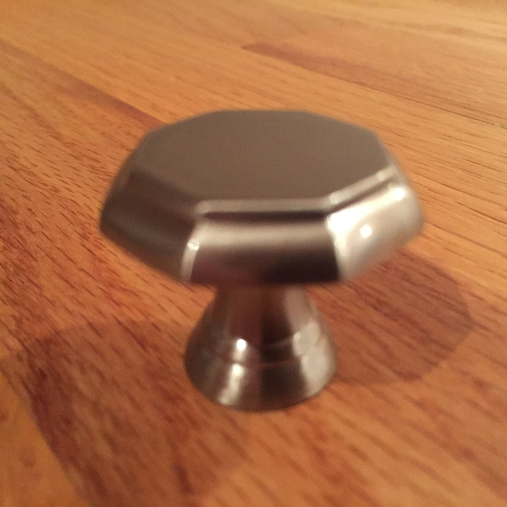 Target 10 Knob Value Pack +6 Octagonal Satin Nickel Finish Knobs (16) ~ NIB