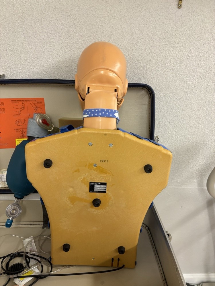 Ambu Simulator 174000 CPR Manikin With Accessories