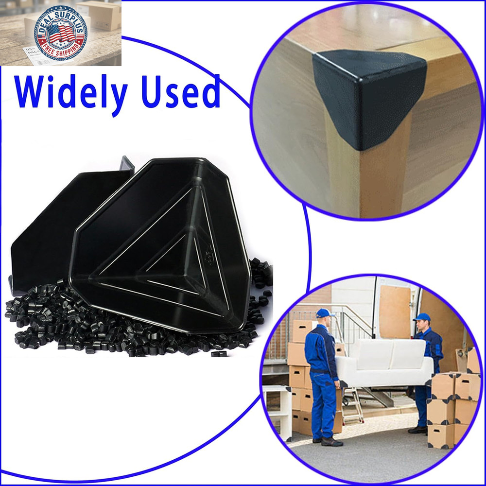 80 Pack Shipping Box Corner Protectors Plastic Packaging Edge Protectors,Plastic