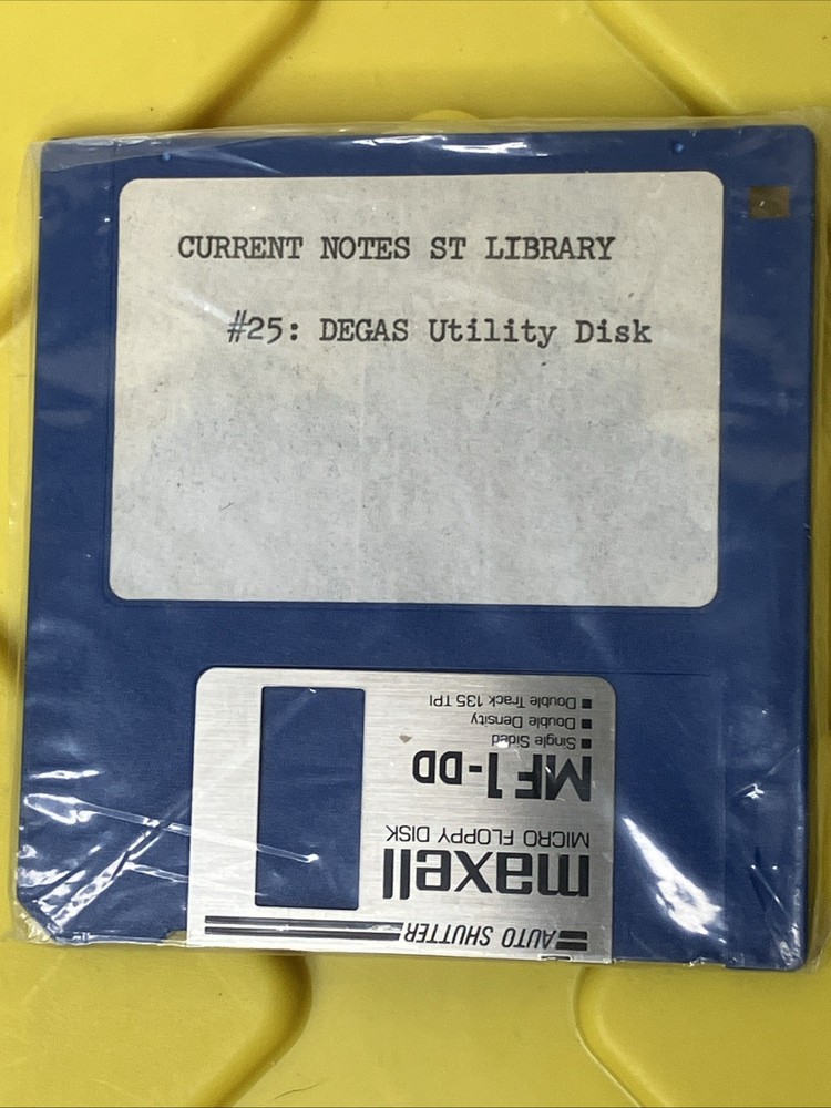 Atari ST Current Notes Library 18 3.5” Disks Lot from Current Notes Magazine