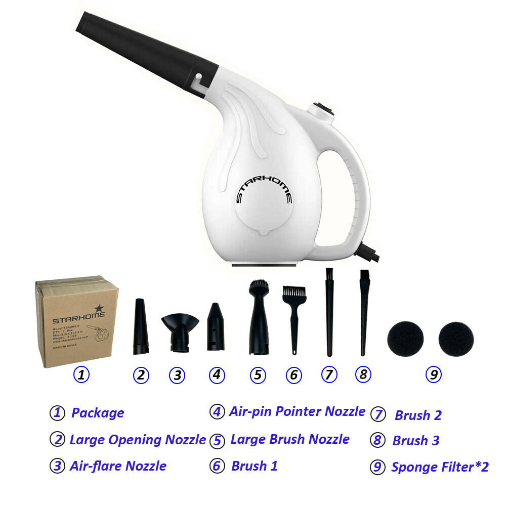 IT Dusters CompuCleaner Electric Air Duster Blower for Clean Laptop, Console PC