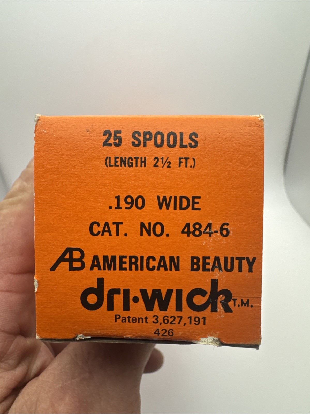 Vintage American Beauty Dri-Wick Desoldering Braid Box of 25 Spools NOS USA