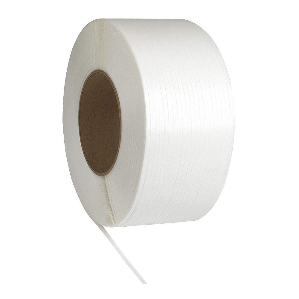 GRAINGER APPROVED 40TP44 Plastic Strapping,Machine Strapping,3/8" 40TP44