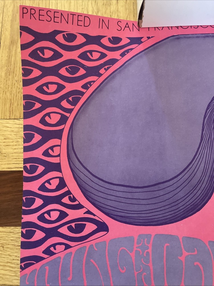 Bill Graham BG #44 Poster Fillmore Auditorium Doors 1st Print 1/6-8/1967