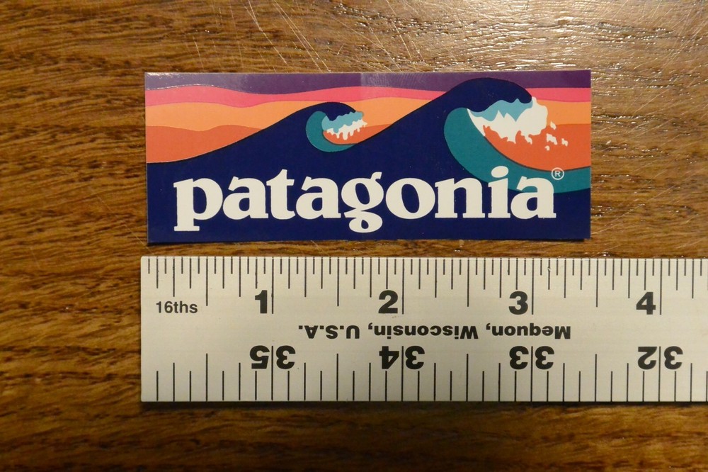 Patagonia small Rectangle Stickers Decals