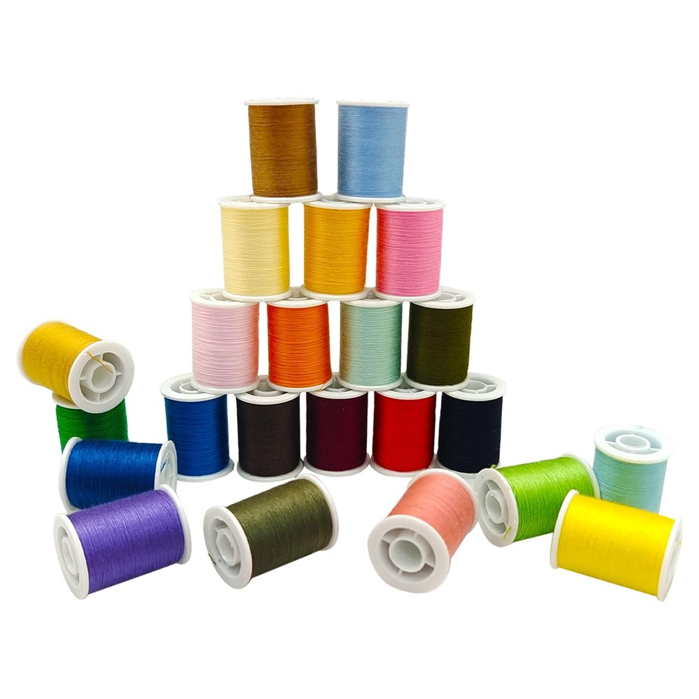 Polyester Sewing Thread Set - 30 Assorted Colors, 50 Yards per Thread Spool, ...