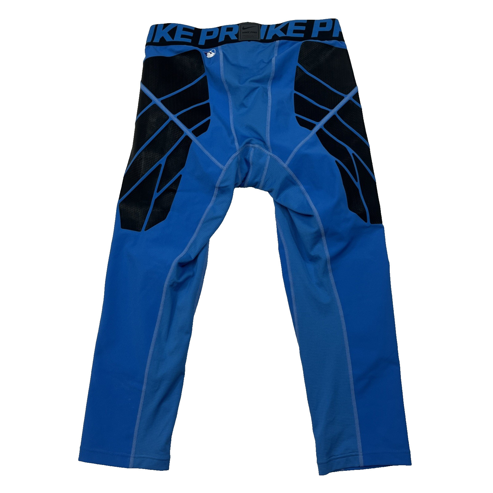Nike Pro Hyperstrong 3/4 Pants Baseball Compression Sliding Men's Large Blue NEW