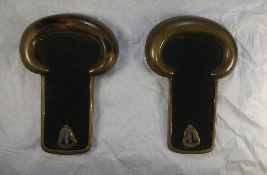 Epaulets Similar to Marines Militia Undented Crescents w.Devices 4 Drop Fringe