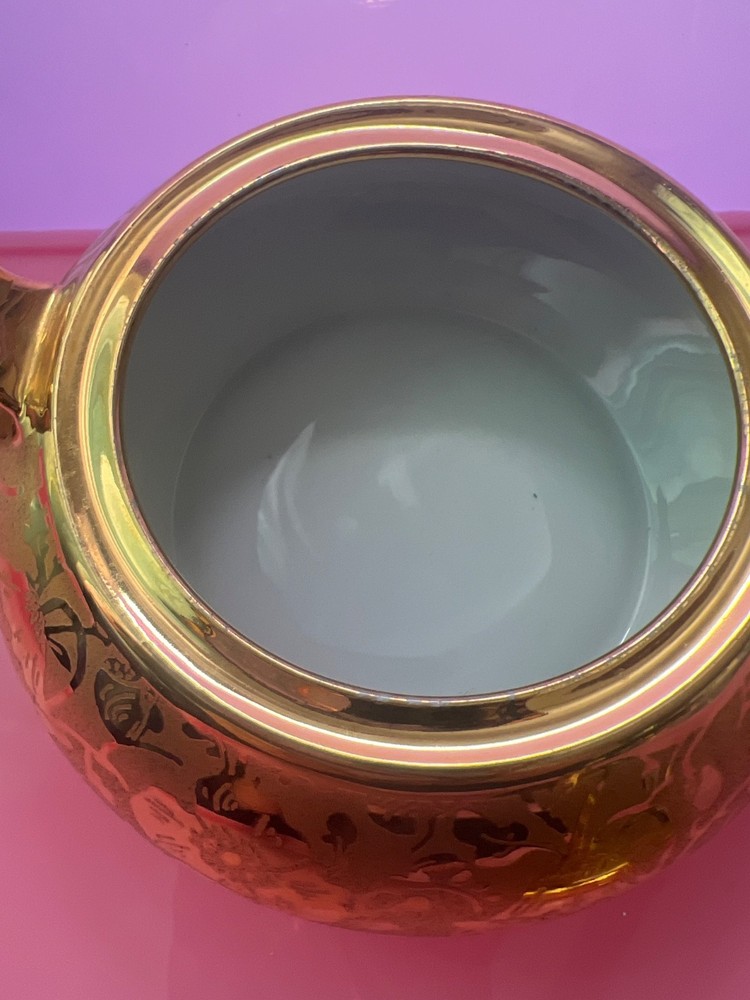 Gold plated Sugar Dish Fine China