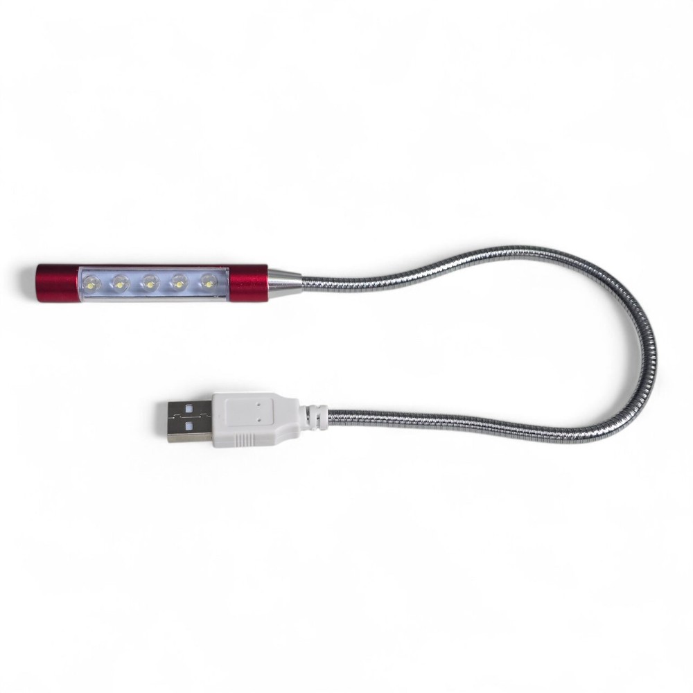 Mini USB LED Flexible Light: Portable USB Light for Laptop Computer Keyboard RED