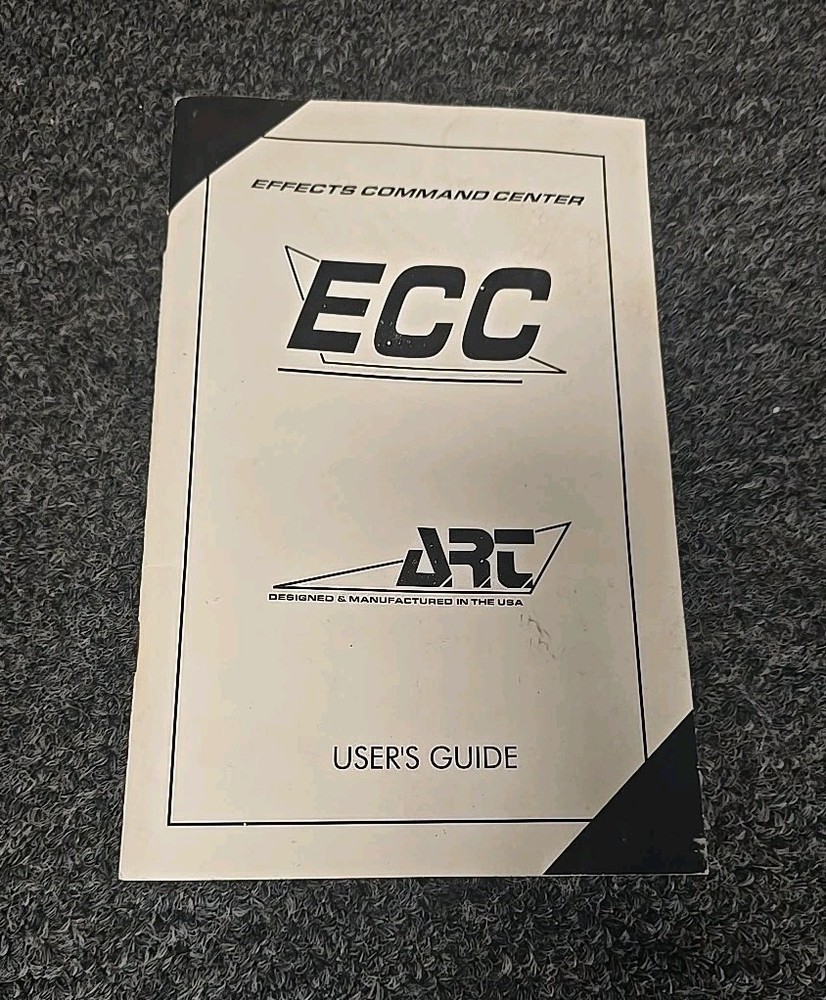 ART Effects Command Center Multi-Effects Processor W/ Charger And Manual