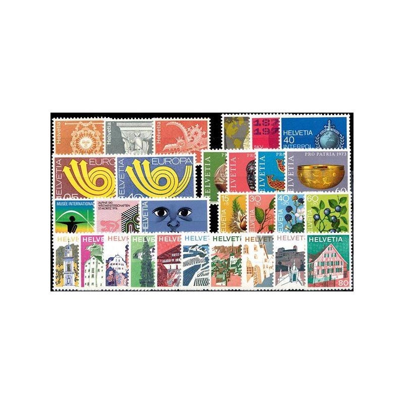 Switzerland 1973: Mi.-No.: Complete **