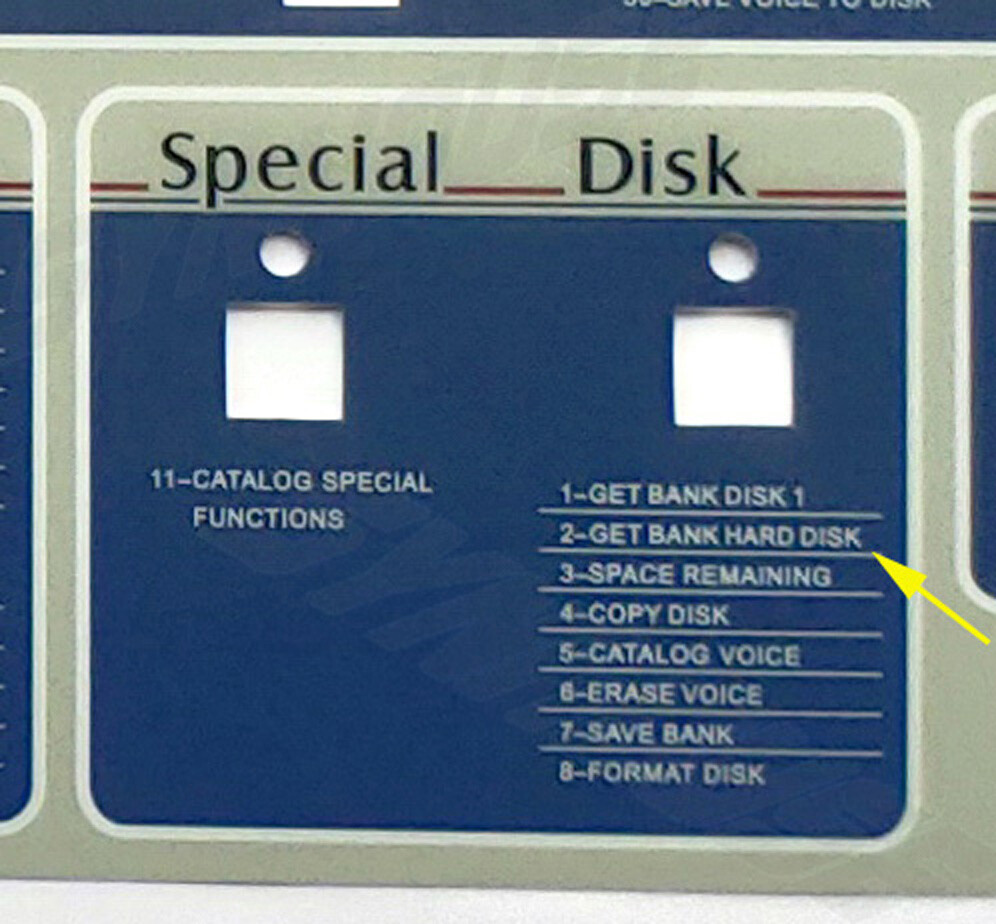 WORLD'S FIRST E-mu Emulator II+ HD Replacement Main Control Panel Overlay NEW!