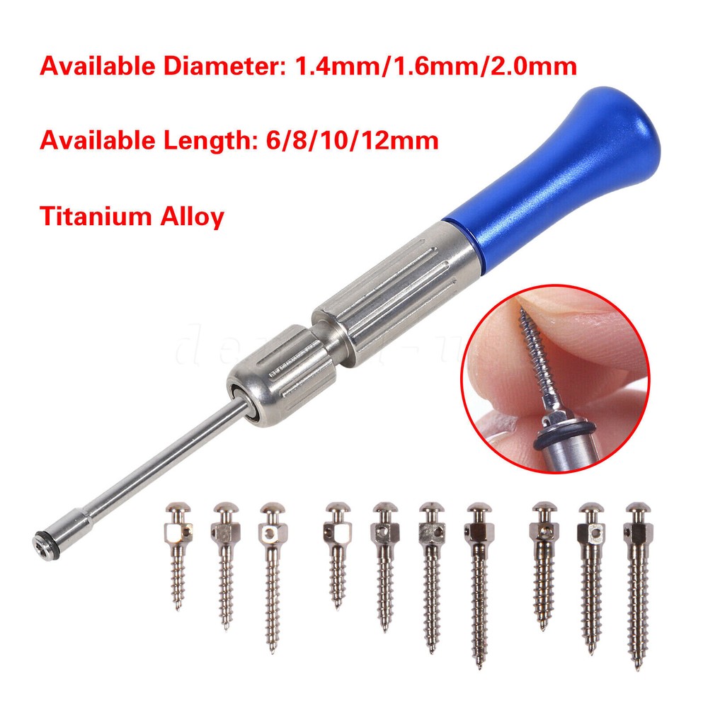 Dental Orthodontic Mini Screw Titanium Micro Implants Screw Self-Drilling
