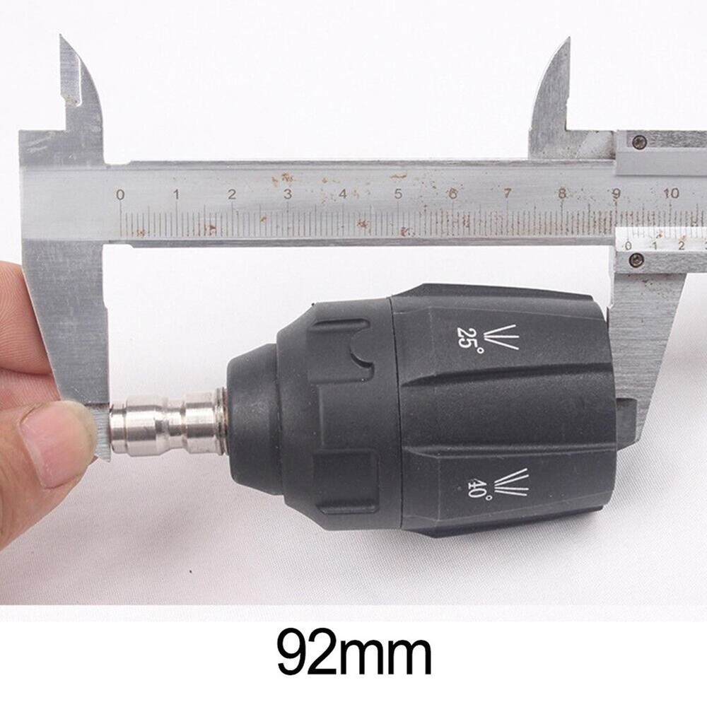 Adjustable Pressure Washer Nozzle Multi Rotating 1/4in Quick Connector Tool