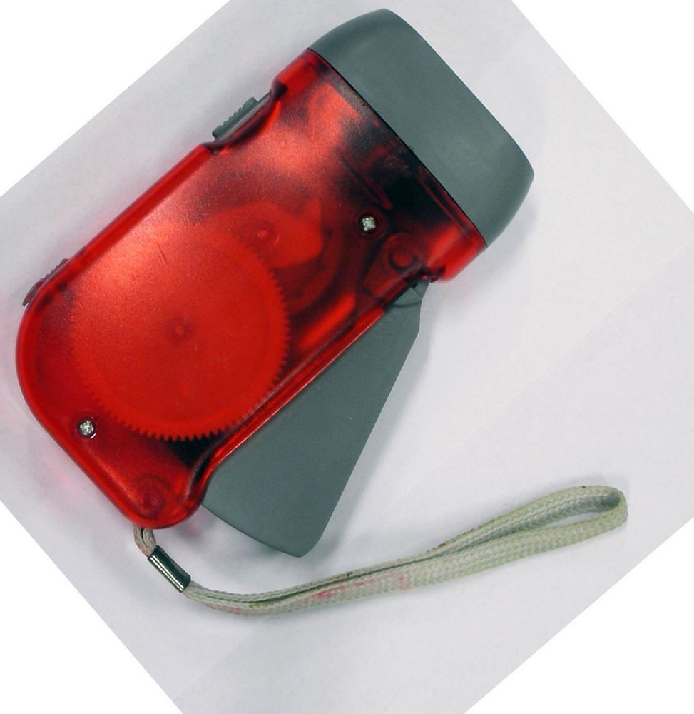 (E) 3 LED DYNAMO FLASHLIGHT LCT 3EURO LOW COST