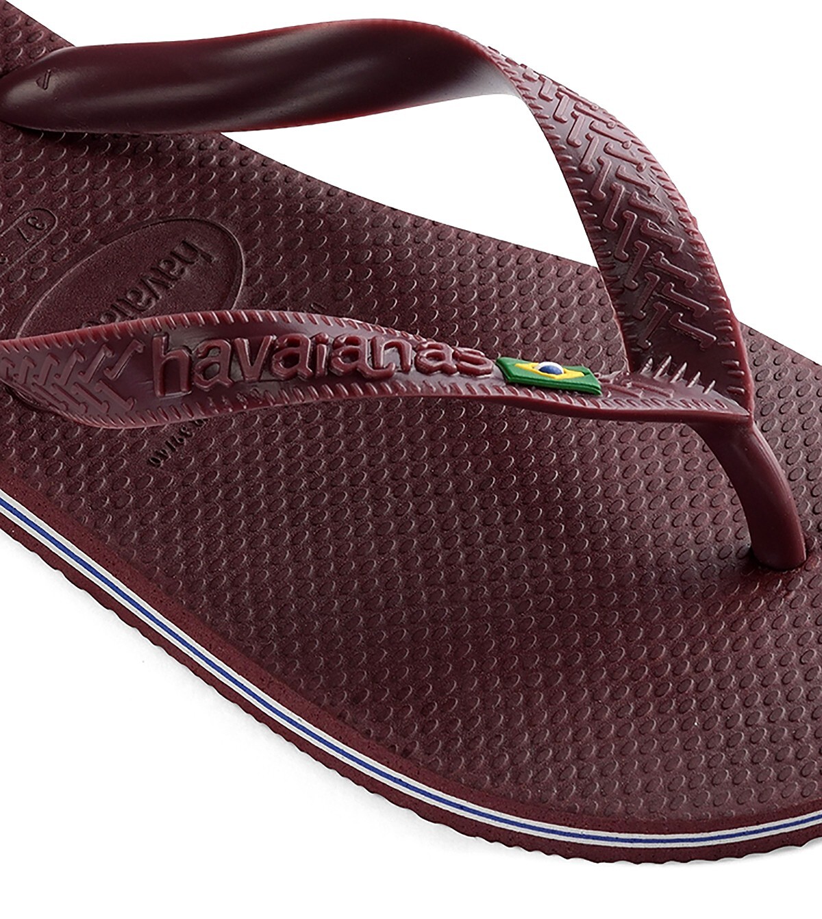 Original HAVAIANAS Mens Brazil Beach Pool Flip Flops Grape Wine Purple 11 12 M