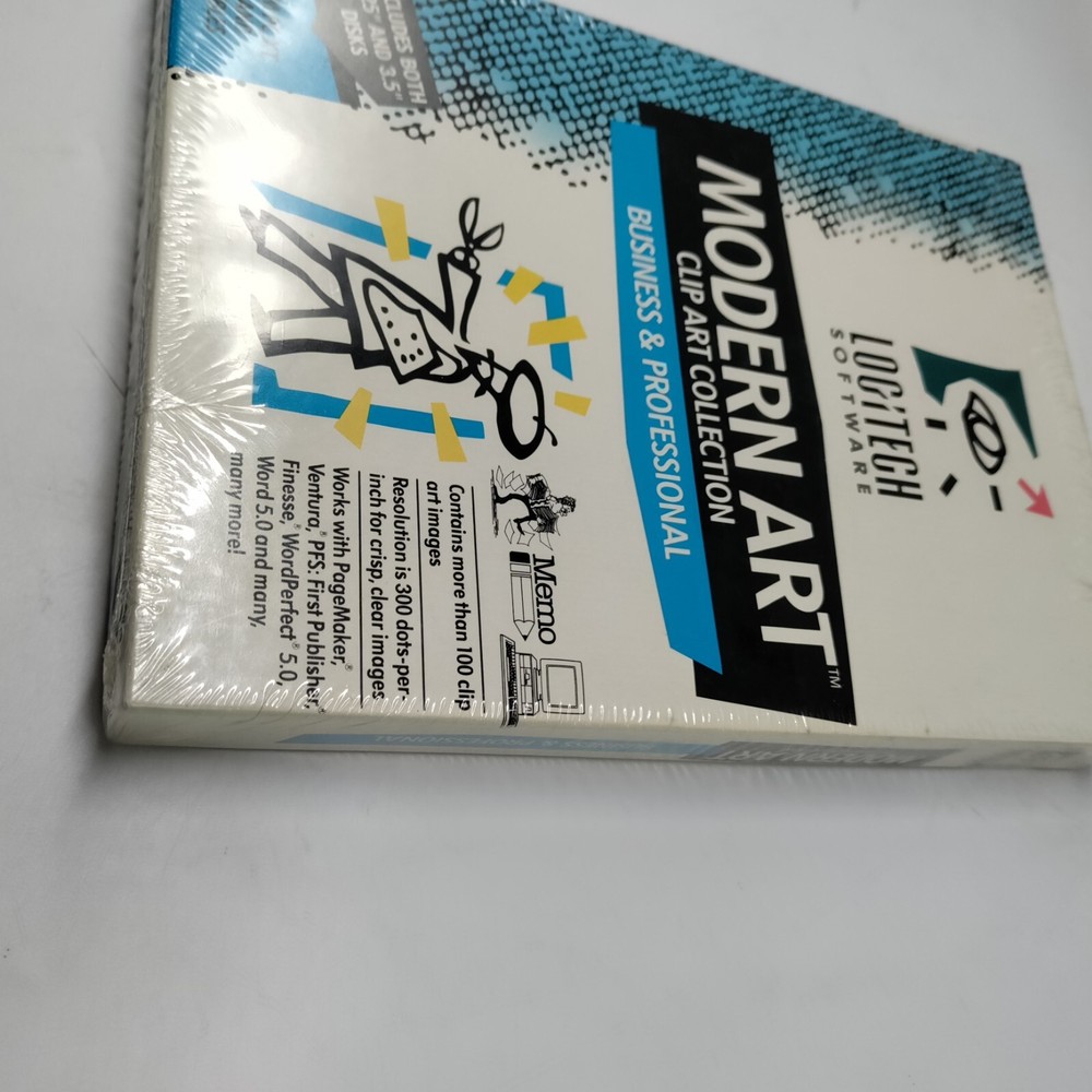 Modern Art Clip Art Collection Logitech Software Sealed NEW