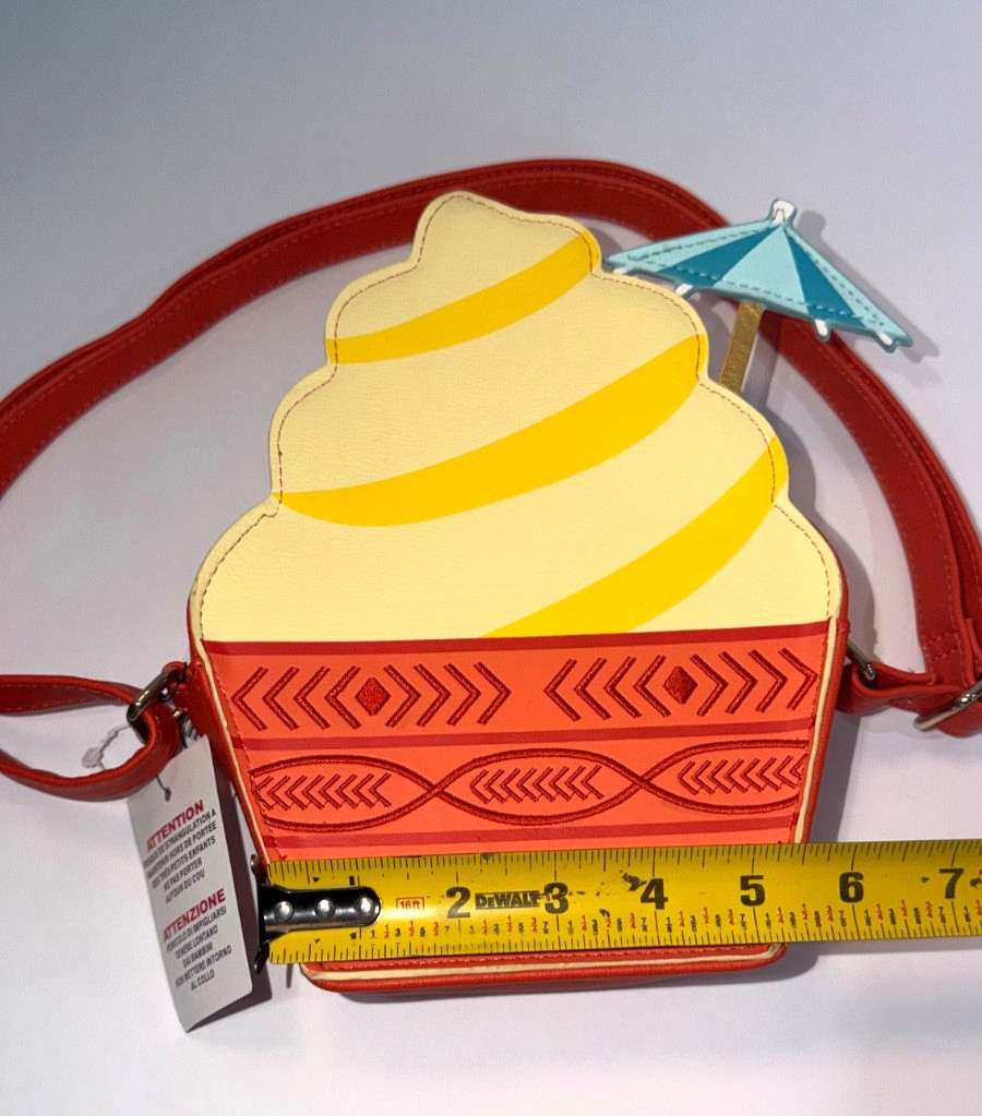 NEW Disney Parks Pineapple Dole Whip Crossbody Bag Purse Tiki Drink Umbrella NWT
