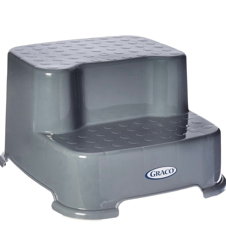 2 Step Transitions Step Stool, Gray