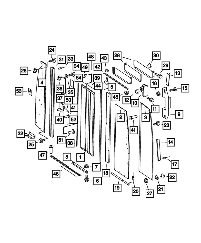 Genuine Mopar Nut Mounting 6104707AA
