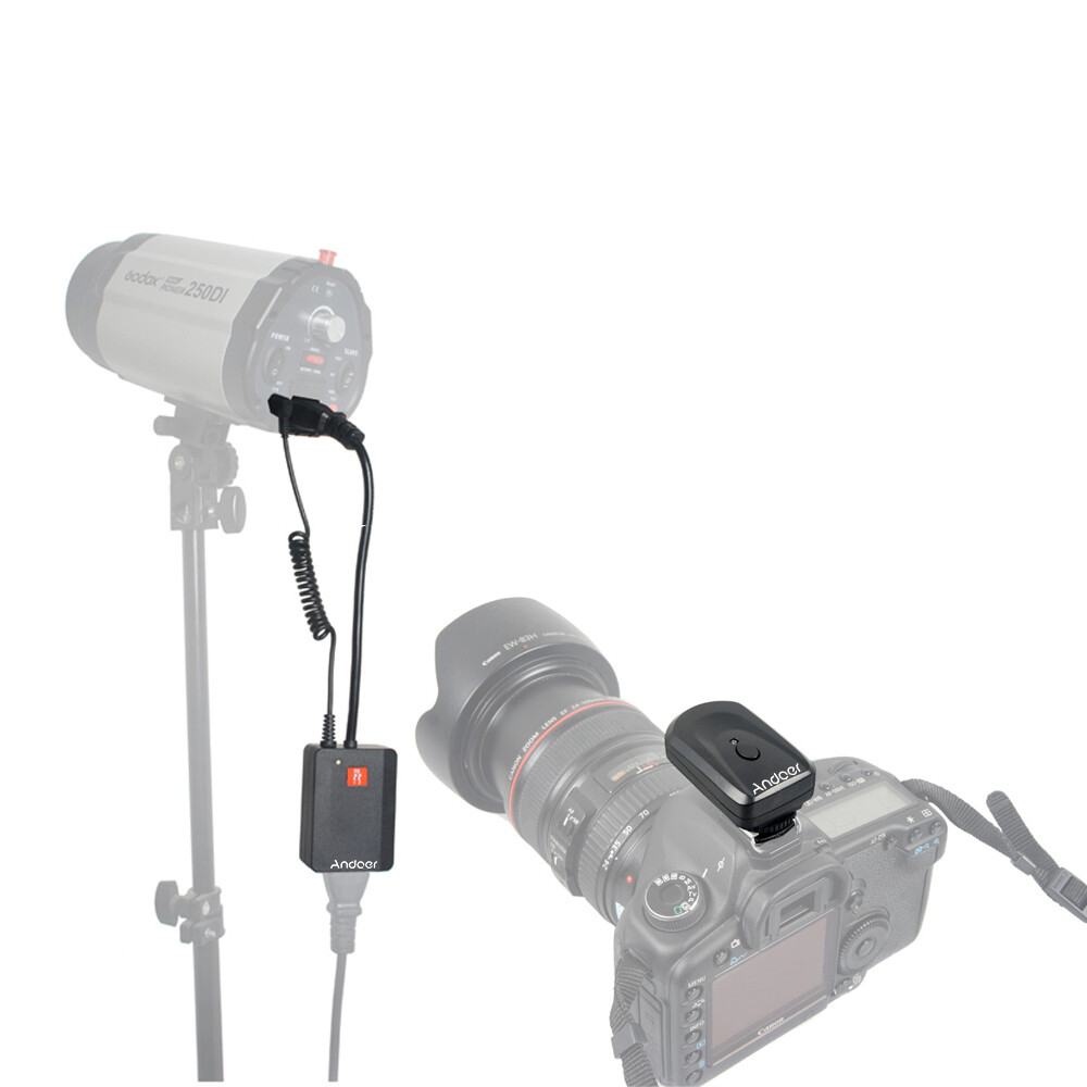 Universal Hot Shoe Flash Trigger Set For Strobe DSLR N0E8