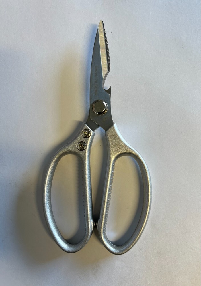 (2x)Kitchen Scissors Multifunctional Meat Fish Bone Cutting Shears Bottle Opener