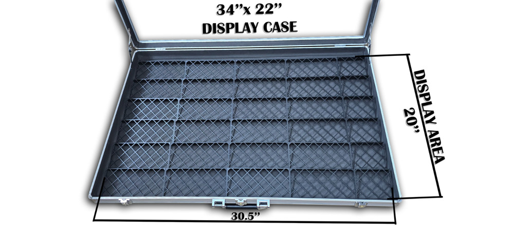 Display Case Card Riser Stands-For 34x22 Vertical/Horizontal Case - 27-33 Risers