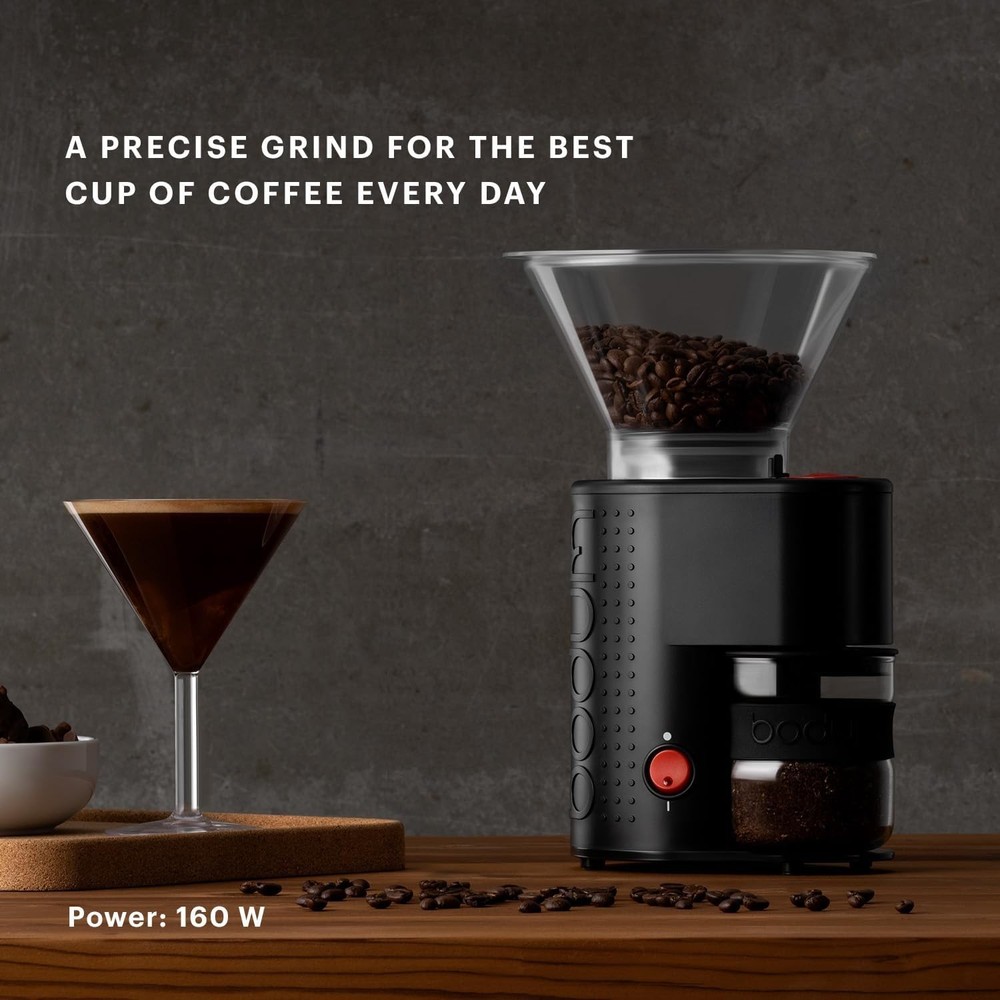 Burr Grinder with Timer, 12 Coarse-Fine Settings