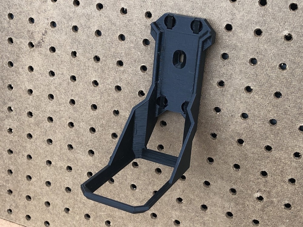 Holder for Ryobi Bits Case on Wall, Pegboard, or Ryobi Link Wall Rails